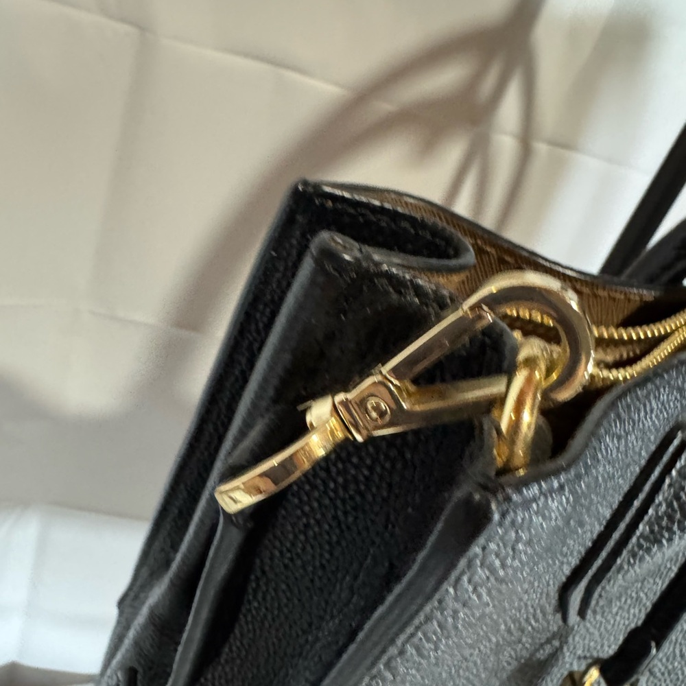 Michael Kors Black Mercer Leather Large Convertible Tote with strap NWT - Picture 5 of 16